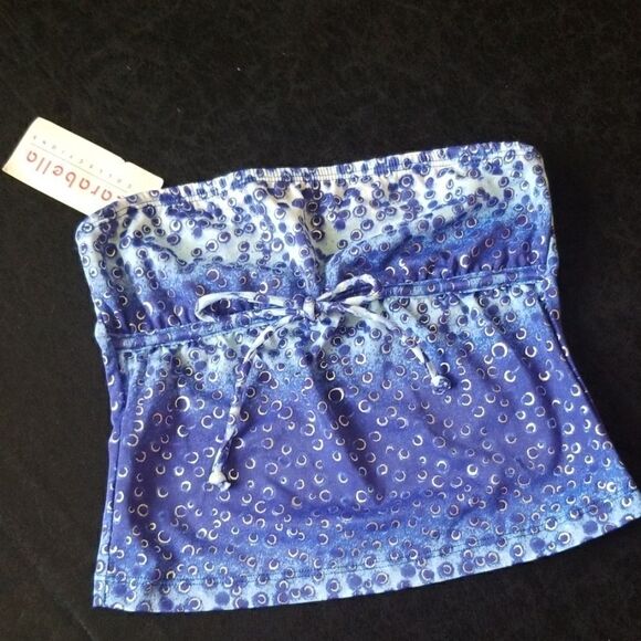 Carabella Collections Strapless Swim Top, sz.7/8 - Picture 1 of 4